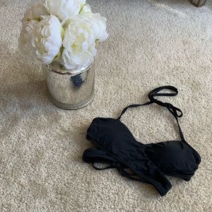 Abercrombie & Fitch Black Wrap Around Bikini Top